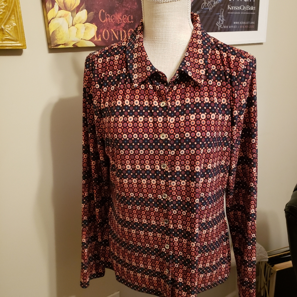 NEW - Tommy Hilfiger vintage button up blouse L